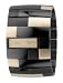 DKNY NY4378 Ladies Black And Gold Brick Bangle Watch