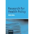 Research for Health Policy by Erica Bell