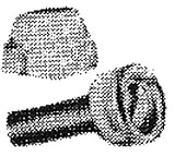 Taylor Made Products 404 Marine Male Snap Fastener on Machine Screw with Nut