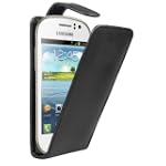 Schwarz Leder Tasche H�lle Samsung Ga...