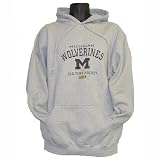 Michigan Wolverines Old Time Hockey Gray Arch Hoody