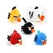 Angry Birds Backpack Clips Ons - 3" each - Red, Yellow, White, Black, Blue