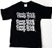 Cheap Trick Repeating Logo Rock Black Adult T-shirt