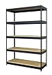 Hirsh Industries Riveted Steel Shelving 5 Shelf Unit 15949