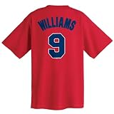 Ted Williams Boston Red Sox Cooperstown Name and Number T-Shirt