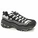 Skechers Energy 2 Glitter Lace - 5 Uk - Black & Silver - Nubuk