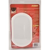 Waxman 4704095N 9-1/2-Inch by 5-3/4-Inch Reusable Oval EZ Sliders, White