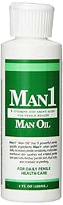 Amazon.com : "Man1 Man Oil" 4 oz.- Natural Penile Health Cream - 3 ...