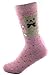 SDBING Womens Soft Comfortable Crew Bear Socks 5-Pack