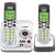 Vtech DECT 6.0 White/Black Expandable 2-Handset Cordless Phone System with Digital Answering Device and Caller ID (CS6229-2)