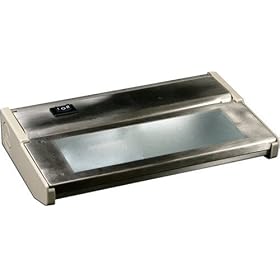 American Lighting LXC1P-BS 8-Inch Xenon Under Cabinet Light, Plug-In, 20 Watt Lamp, High... by American Lighting
