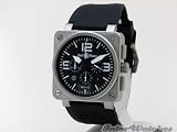 Bell & Ross BR 01-94 Automatic Chronograph Mens Watch in Titanium, Rubber Strap, With BOX & PAPERS BR01-94-Tit