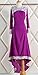Ashlen Women's Lace Adornment Long Sleeve Muslim Abayas Maxi Long Dress Purple XL