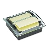 Post-it Notes Dispenser, Original Pop-up, 3 x 3 Inches, Black with Clear Top, Includes One Original Pop-up Refill (DS330-BK)