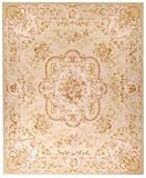 Due Process Aubusson Laval Gold-Ivory 5' X 8' Area Rug