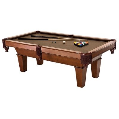7' FRISCO BILLIARD TABLE W/PLAY PACK.