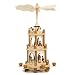 Pyramide de Noël 45cm en bois avec crèche MOULIN A VENT POUR 6 BOUGIES