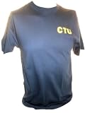 24 (The Hit TV Show) Mens T Shirt - Navy Blue And Yellow Jack Bauer