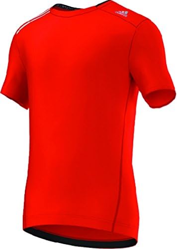 Adidas Men's Clima Chill Short-Sleeve Tee Orange Medium