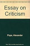 An essay on criticism, 1711