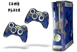 New XBOX 360 Console Protective Skin - CamoPlate - Blue