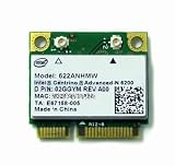 Intel Puma Peak Intel® Centrino® Advanced-N 6200 Wireless 1 Half-Mini PCI-e Half-Mini Card Adapter for Windows 7 & Vista. Includes My WiFi Circuitry