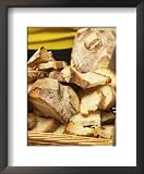 Loaf of Country Bread, Ferme De Biorne, Duck and Fowl Farm, Dordogne, France Cuisine Framed Photographic Poster Print by Per Karlsson, 14x17