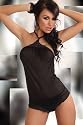LivCo Ashley Negligee mit exclusivem String,Groesse L/XL