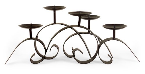 Classic Iron Table Accent Candle Holders Stand
