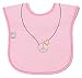 Frenchie Girls Fashion Jewelry Bib, Pink