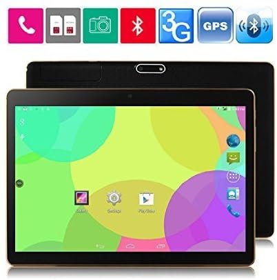 Ambiel 9.6" OctaCore smart phone G Smart Phone Lollipop 5.1 WiFi Tablet Phablet with 2 SIM Card Slots 1280x800 Display, GPS, Bluetooth Net10 3g Phone Tablet 2g Ram 32G Rom(Black)