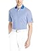 PGA TOUR Men's Golf Plaited Jersey Stripe Short Sleeve Polo Shirt