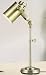 Normande Lighting 15w Daylight Windsor Desk Lamp Antique Brass Finish