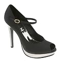 Office Real High Platform Sandal