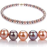 Lucy Lavender and Pink 7-8mm AA Freshwater Pearl Necklace 18 inch