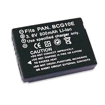 DMW-BCG10 Battery BCG 10E For Panasonic LUMIX Camera ZS3 ZS1 TZ6