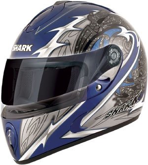 SHARK S800-S Blade, blau/silber/anth., Gr. S