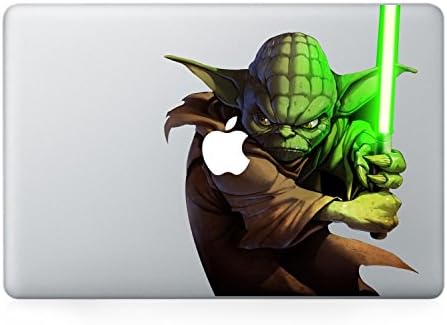 Yoda Sword Fight Star Wars MacBook Pro/ Air sticker decal vinyl skin design by Mac Tatt! Customize your Apple computer Laptop!