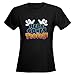 Compare Prices of Artsmith, Inc. Women's Dark T-Shirt Here Comes Trouble Online