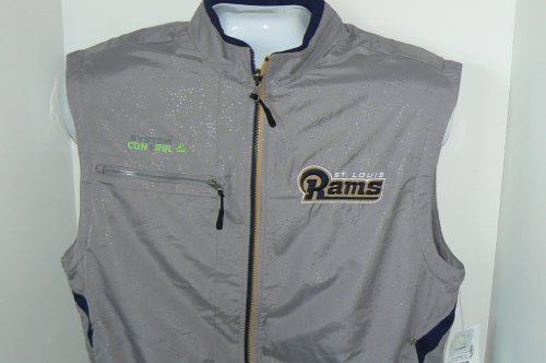 NFL St Louis Rams Authentic Sideline System Control Players Jacket Size Extra Large