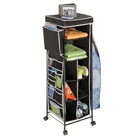 Multipurpose Storage Cart - Black