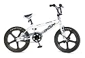 Rooster Big Daddy 20" Wheel White BMX Bike - Black Skyway Mag Wheels