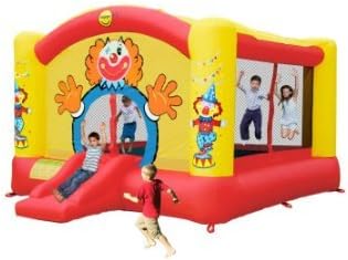 Hüpfburg Super Clown mit Rutsche und Gebläse 4,70 x 3,85 x 2,60 m by PWS Europe