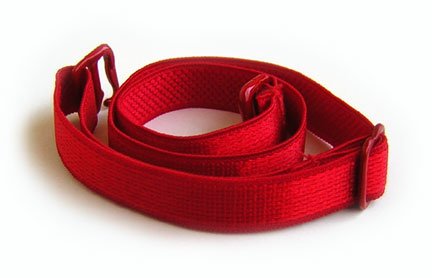 Red classic bra strap