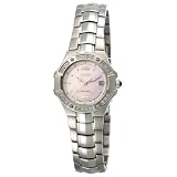 Seiko Womens SXD691 Coutura Diamond Watch silver graphics