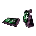 Leather Case Cover and Flip Stand Wallet for Samsung Galaxy P7510 TAB 10.1 - Purple