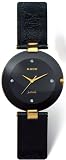 Rado R22828715 Coupole Mens Watch - Black Dial Black Tone Ceramic Quartz