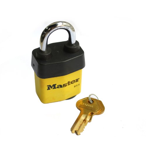 Master Lock 911DPF Laminated Pin Tumbler Padlock , New, Free Shipping