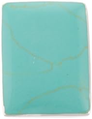 Sterling Silver Turquoise Rectangle Shaped Ring