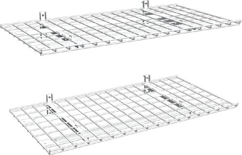 Dual Storage 400 Lb Capacity Overhead or 2 - 250 Lb Capacity Shelves